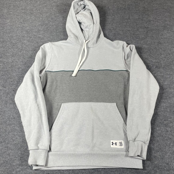 Under Armour Hoodie Mens Small S Gray Pullover Loose Long Sleeve Comfort Casual‎ - Picture 1 of 14
